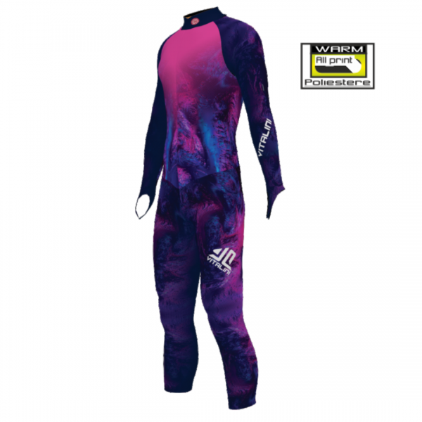 Combinaison WARM Galaxy Pink avec protections EB/VP56-GA